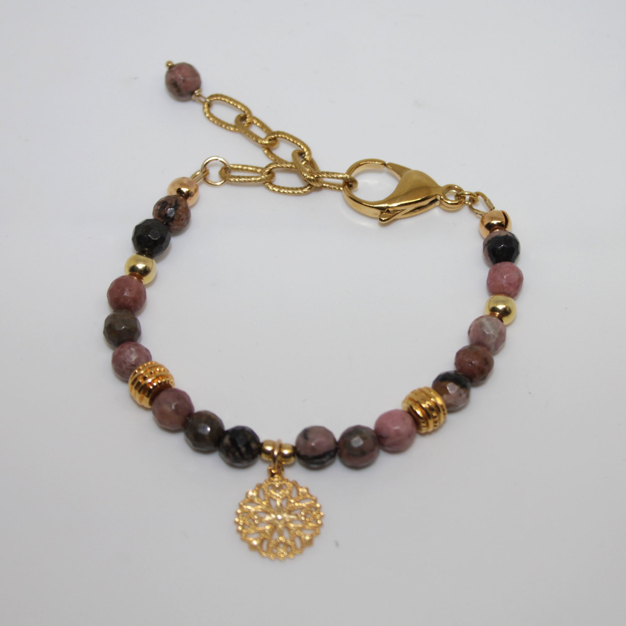 Armband Rhodonit