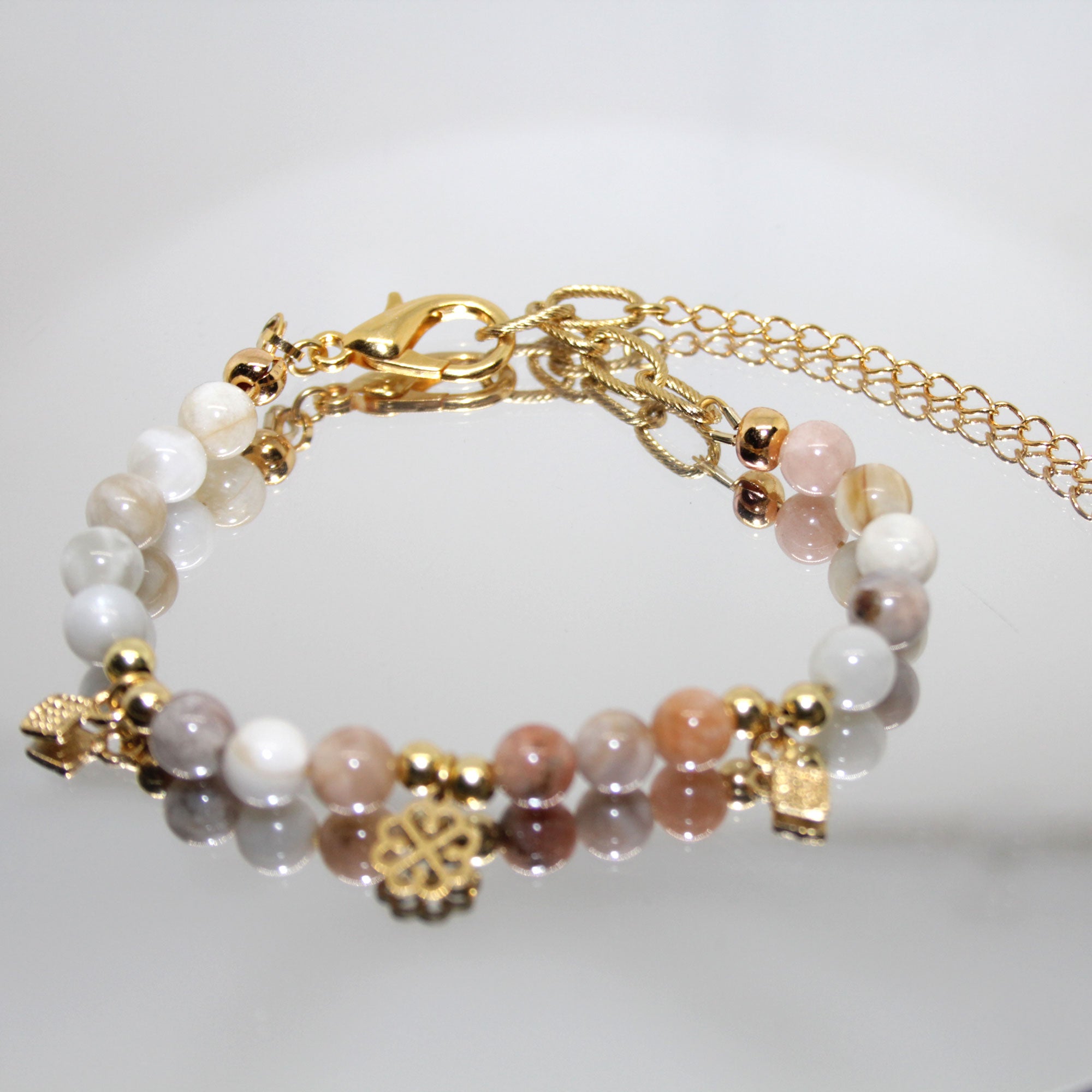 Armband Mondstein
