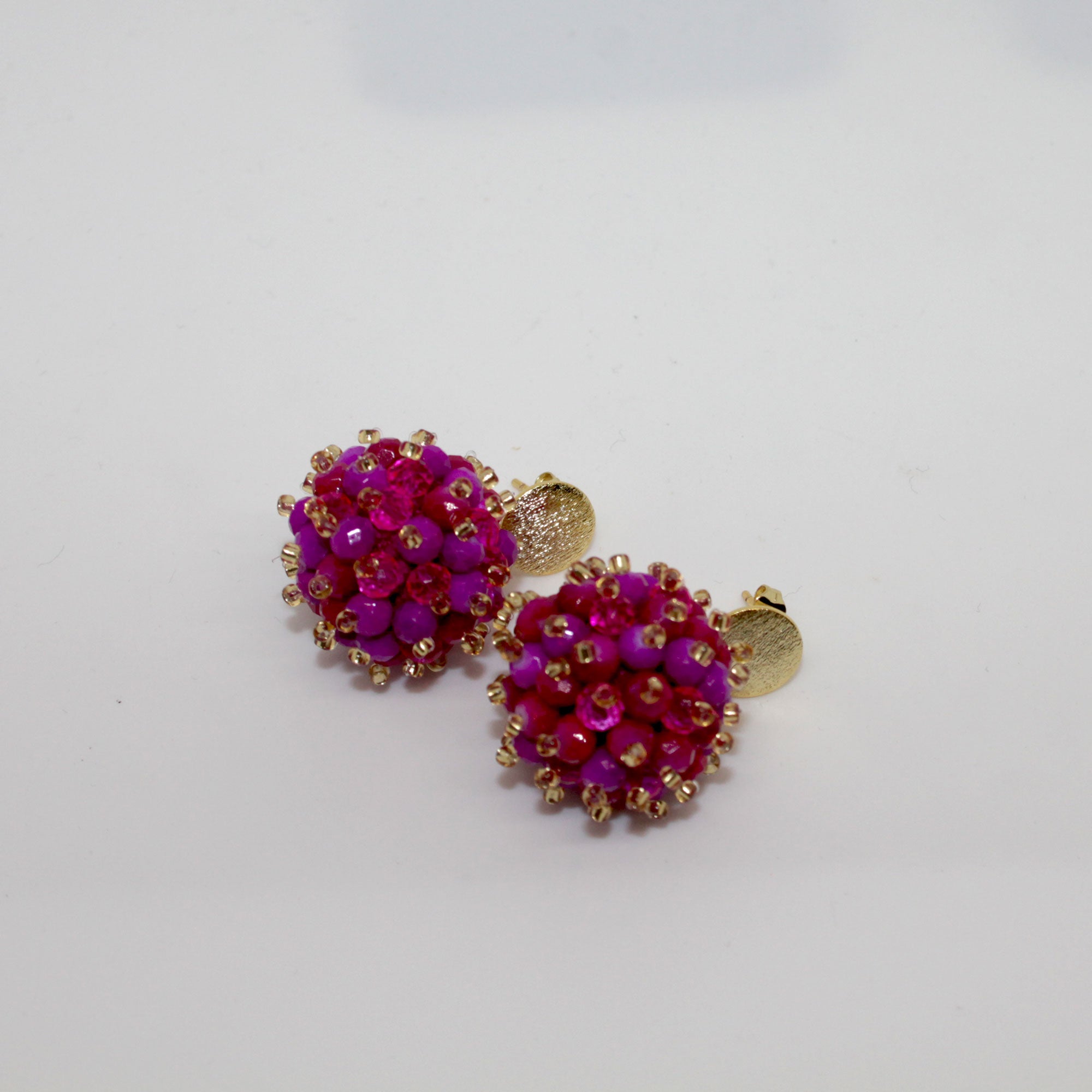 Beerenohrring Pink
