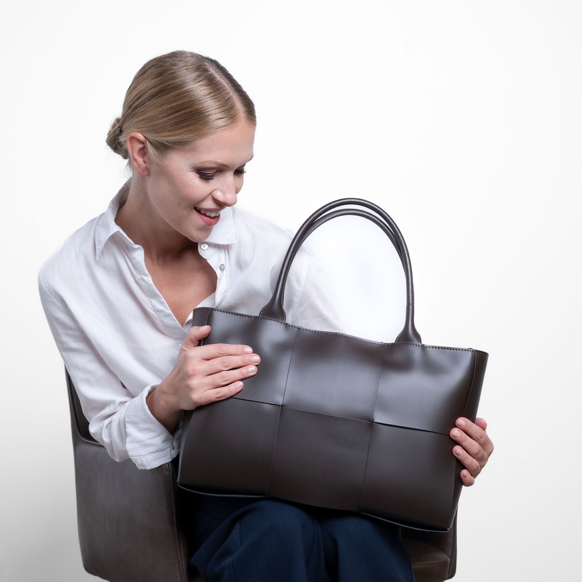 Bella Ledertasche Choco