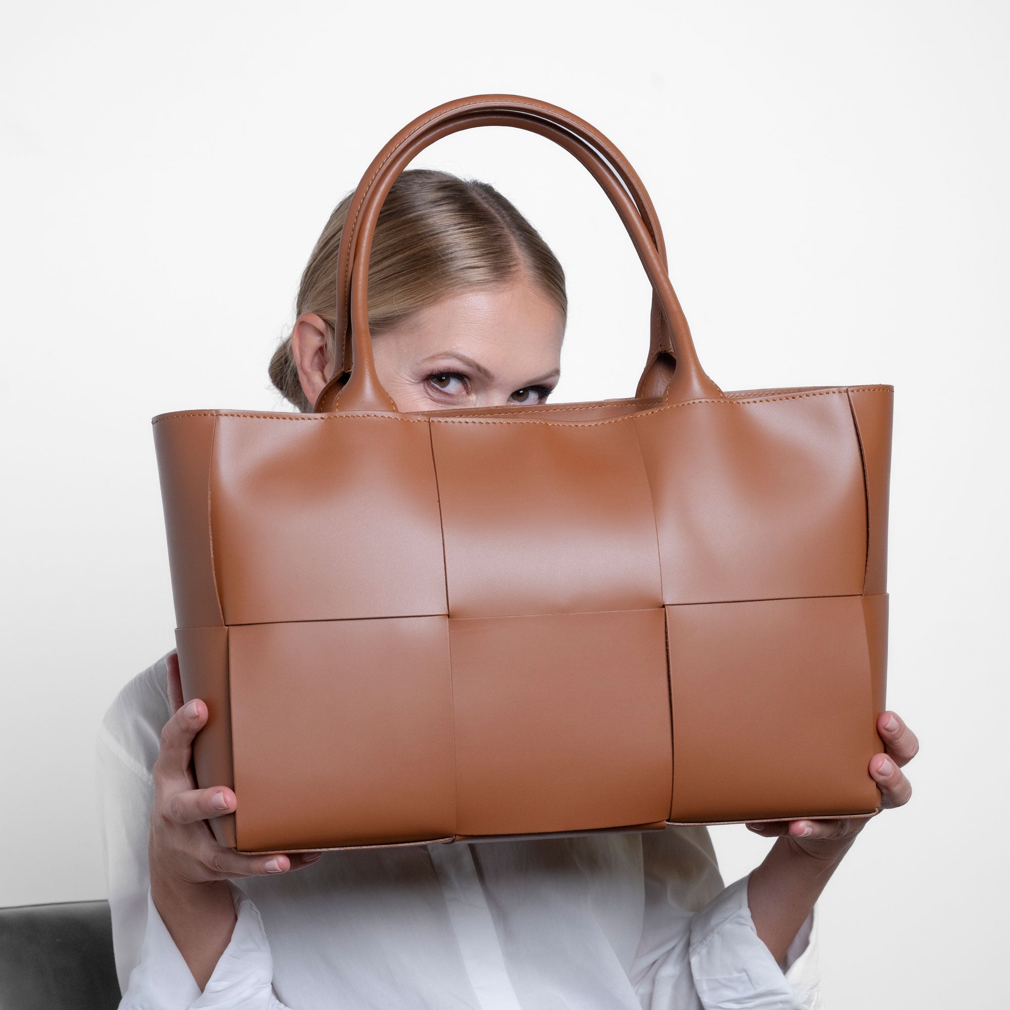 Bella Ledertasche Kamel