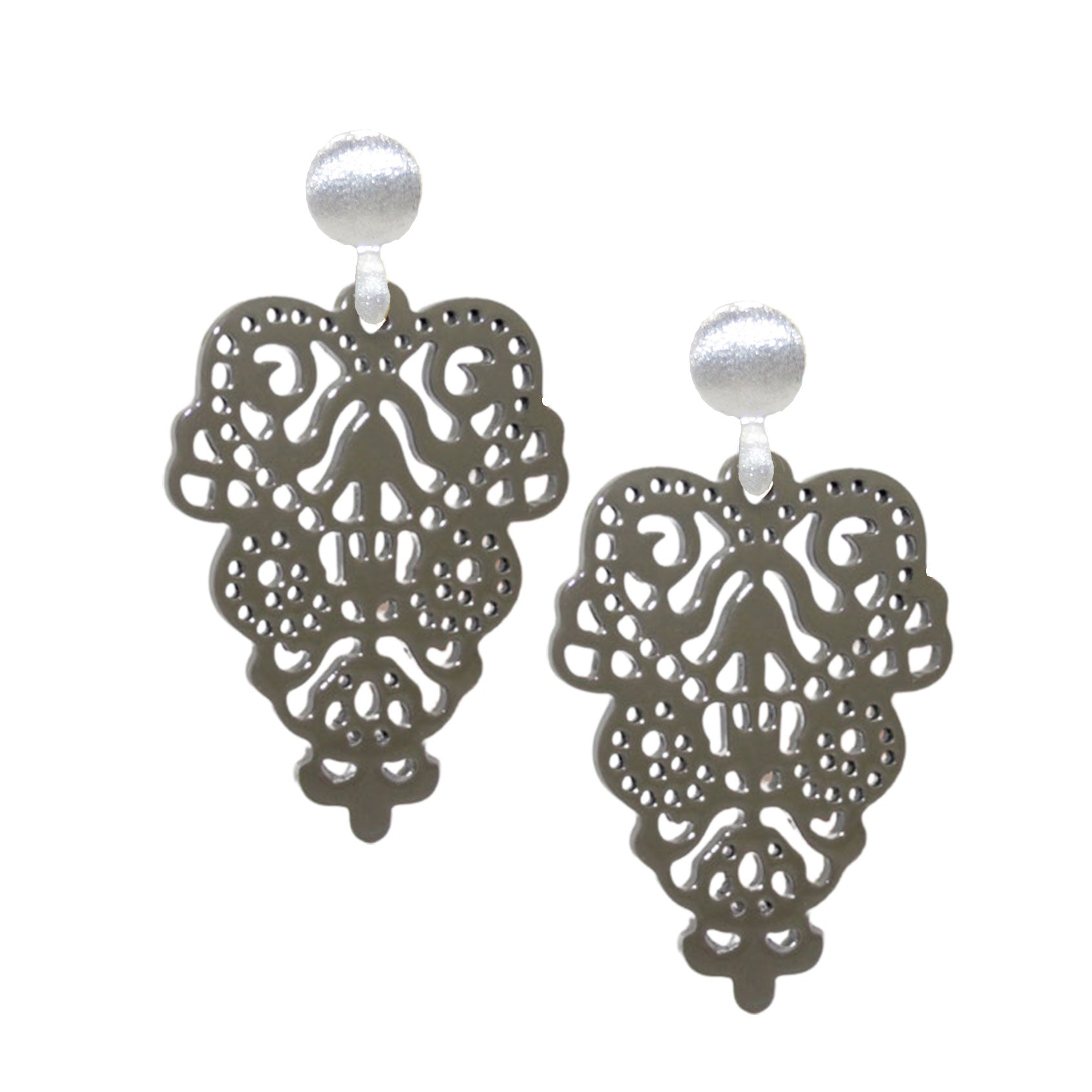 Hornohrring Orientalic Greybeige