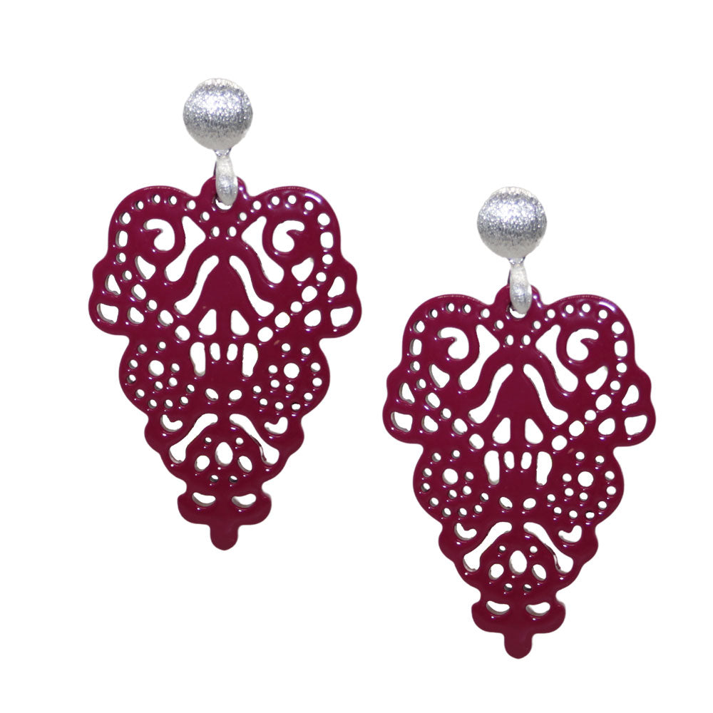 Hornohrring Orientalic Magenta