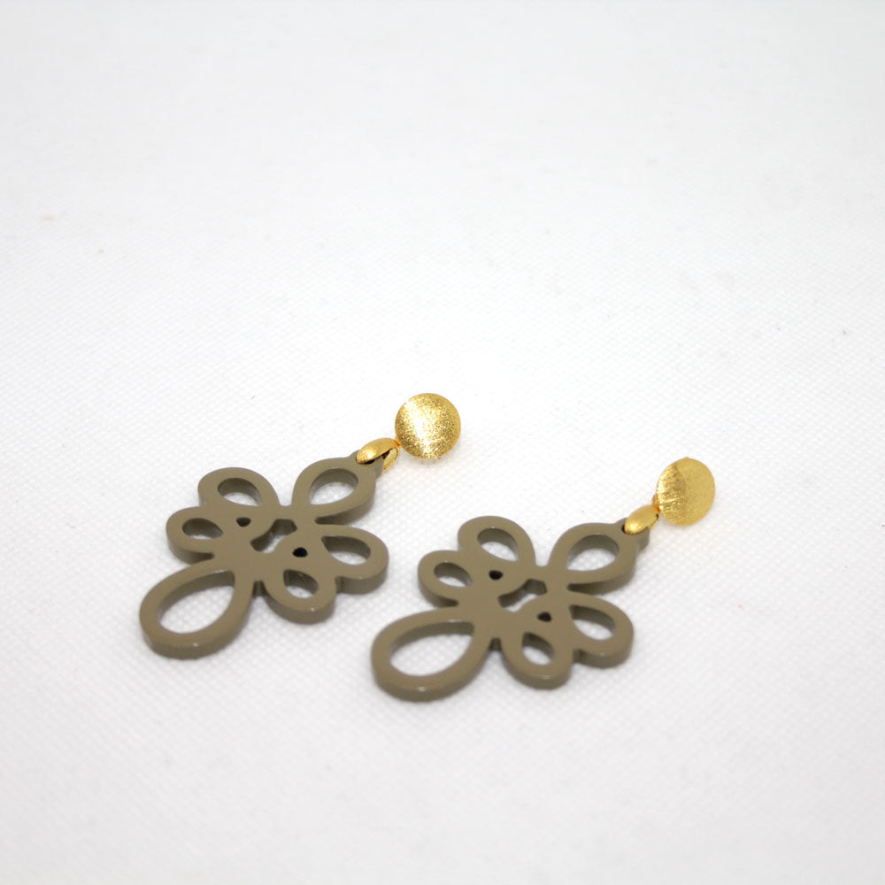 Hornohrring Loop Greybeige