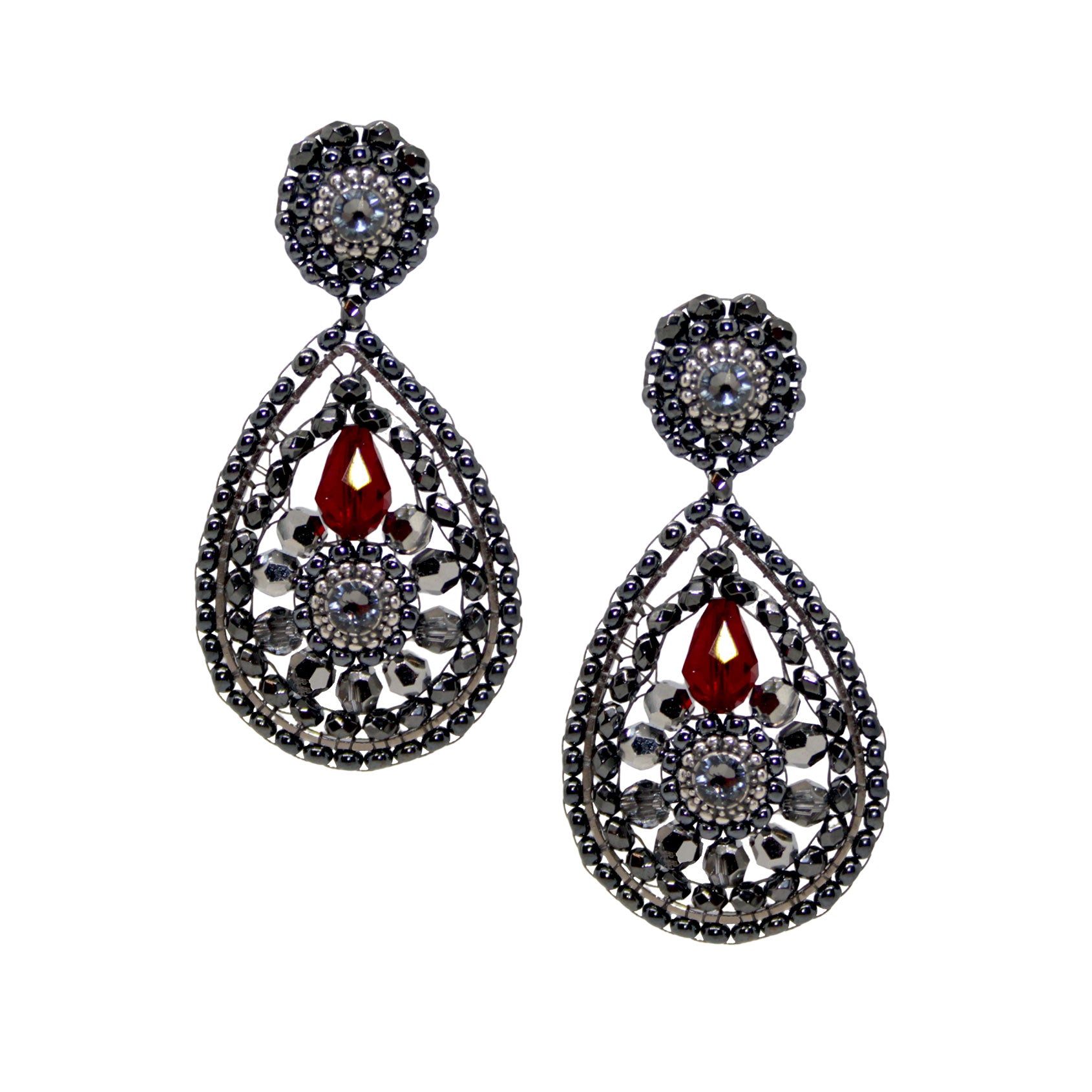 Glam night drop Ohrring