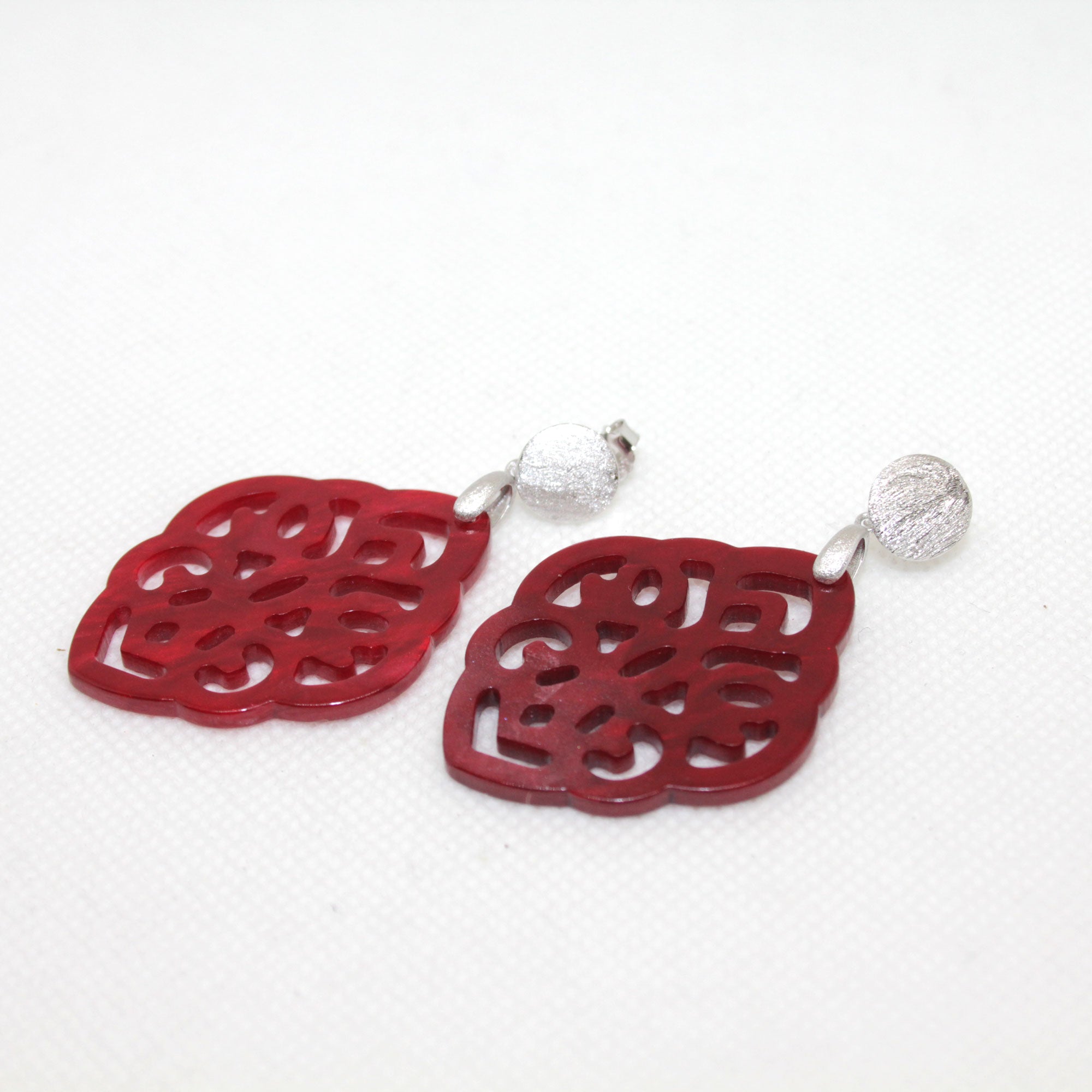 Jona Cherry Red Ohrring