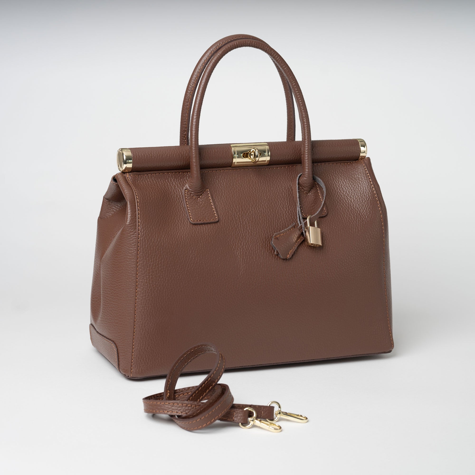 Ledertasche Nora Schoko