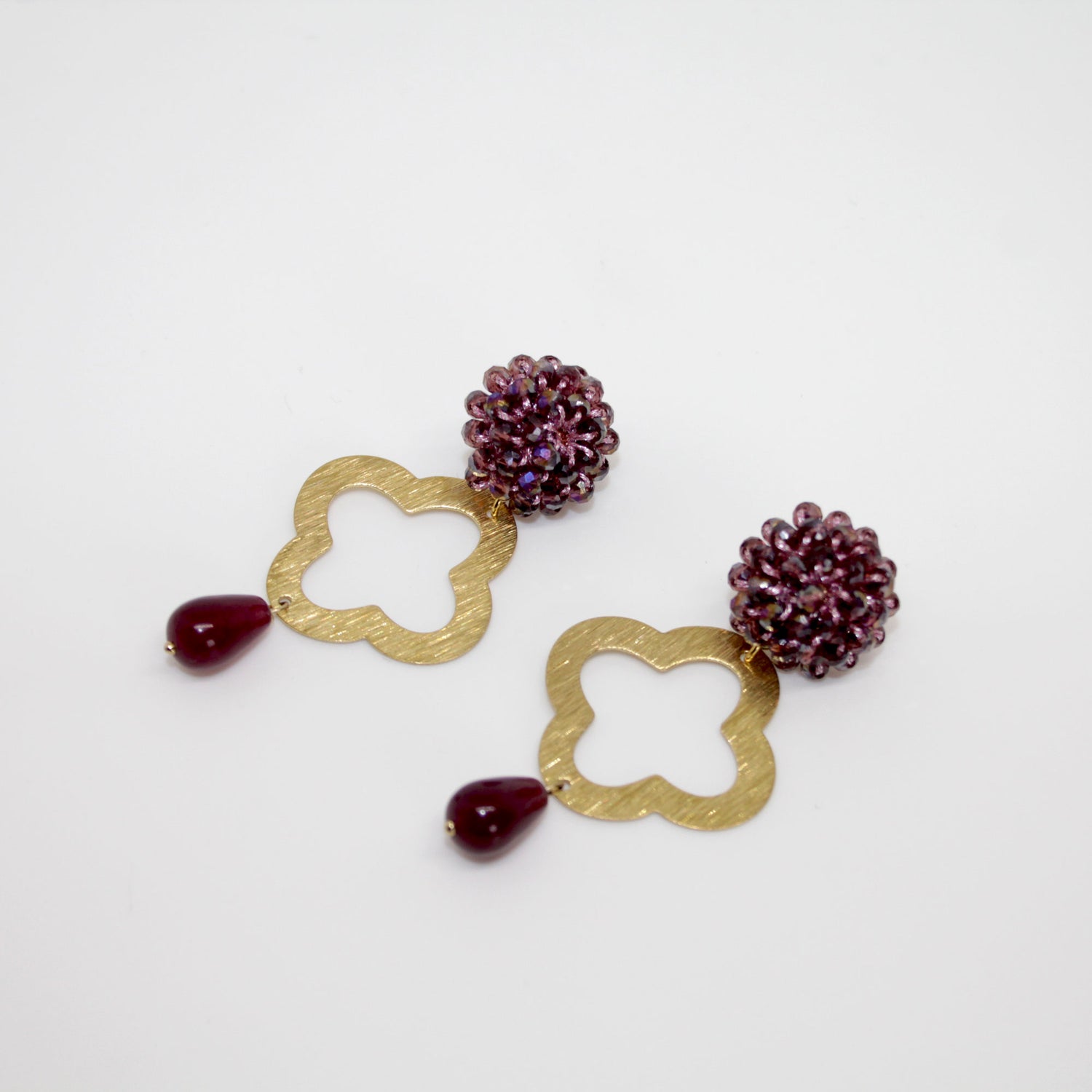 Lucky Clover Jade weinrot