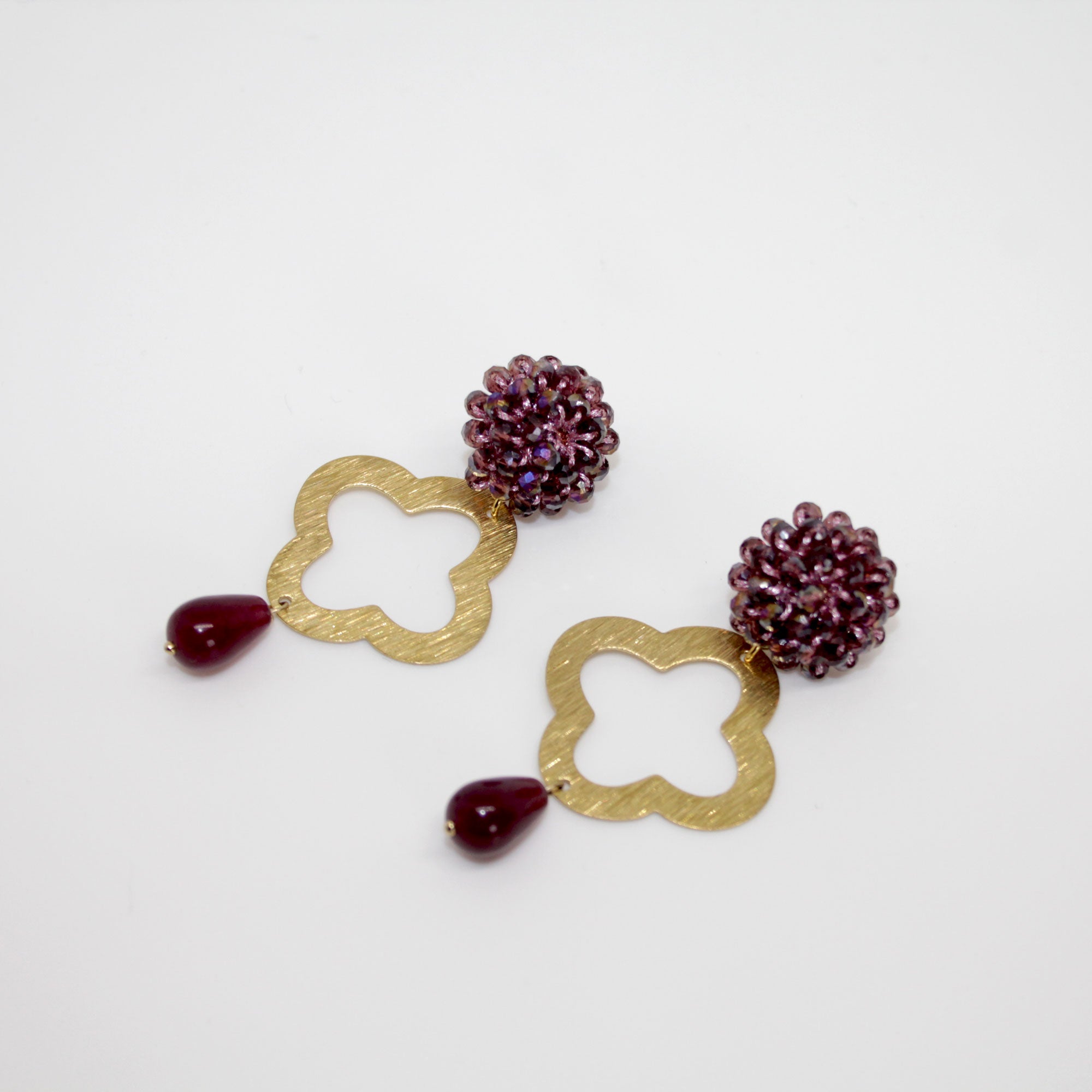 Lucky Clover Jade weinrot