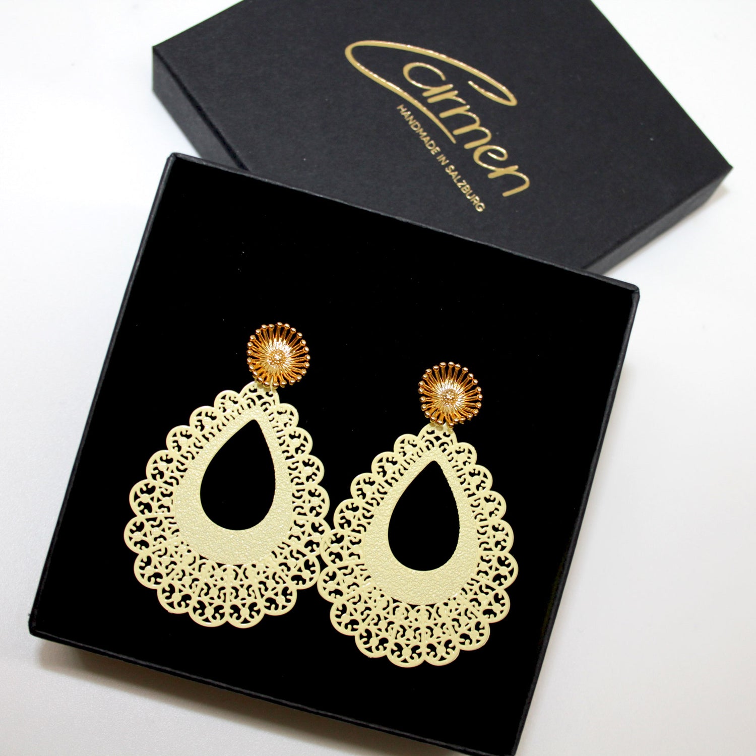 Milla Hellgelb Ohrring