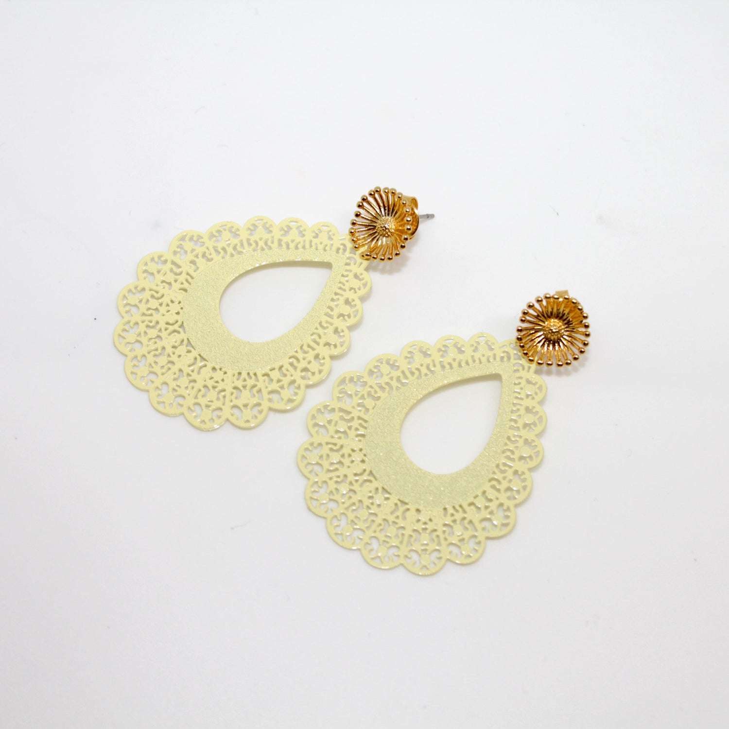 Milla Hellgelb Ohrring