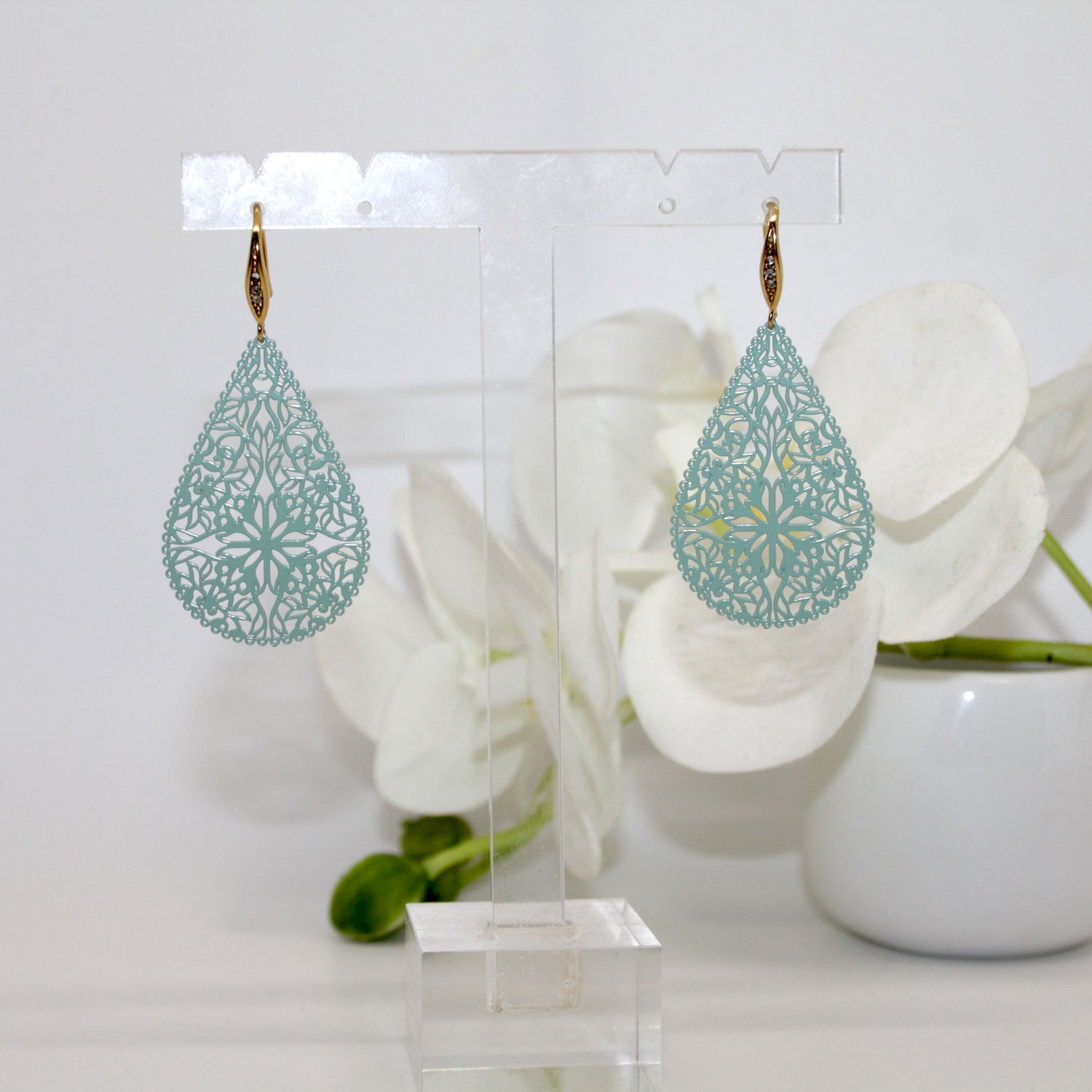 Olivia Mint Ohrring