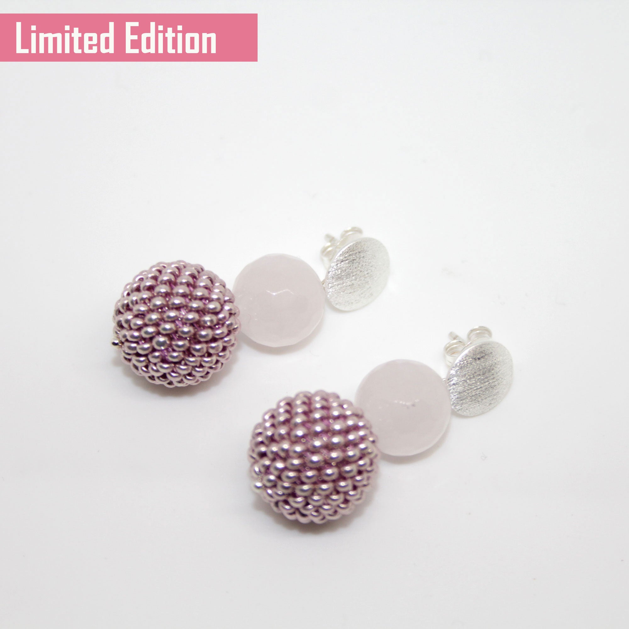 Pearl Ball Rosa Ohrring