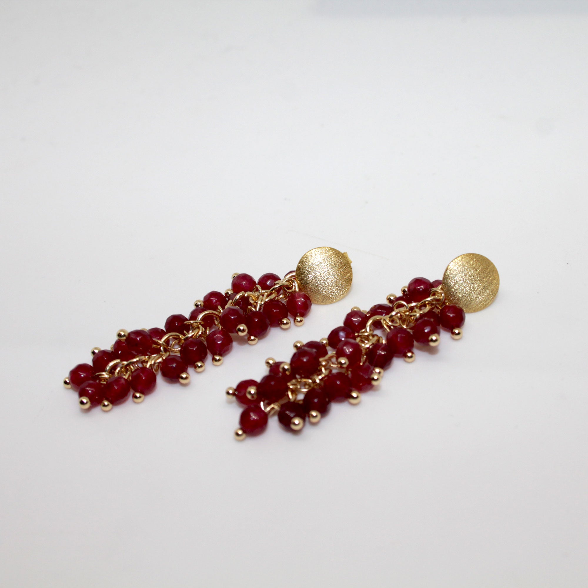 Variety Burgundy Ohrring handgefertigt