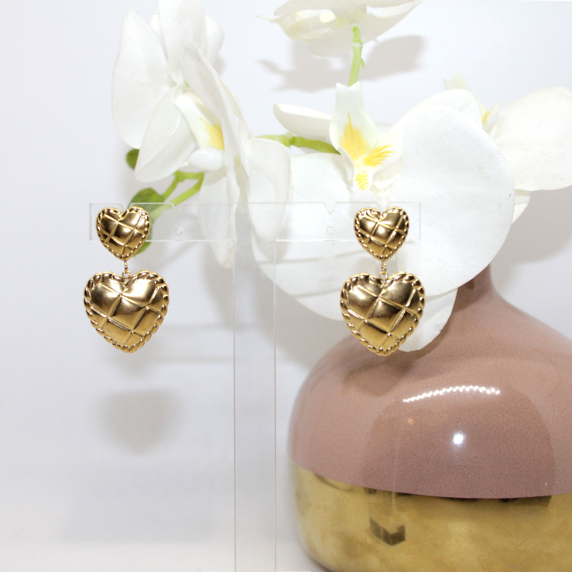 Vintage Heart Ohrring