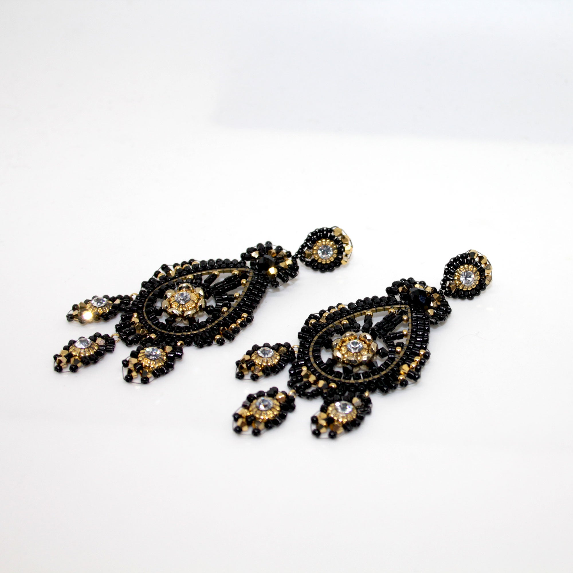 Moonlight exclusive Black Ohrring handgefertigt