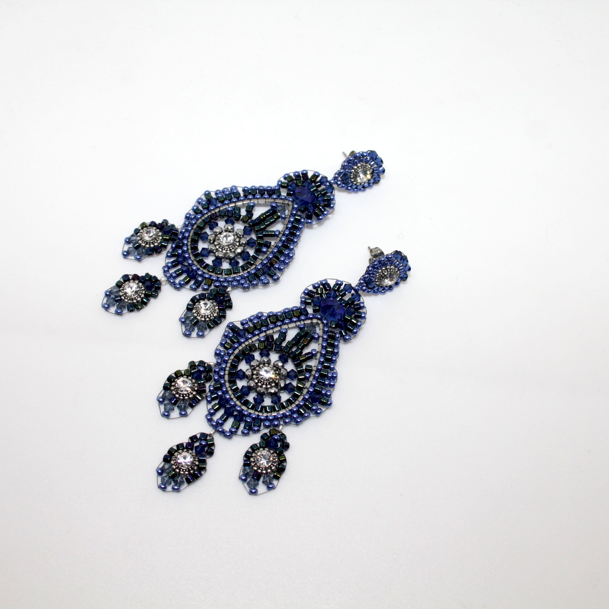 Moonlight exclusive Blue Ohrring handgefertigt