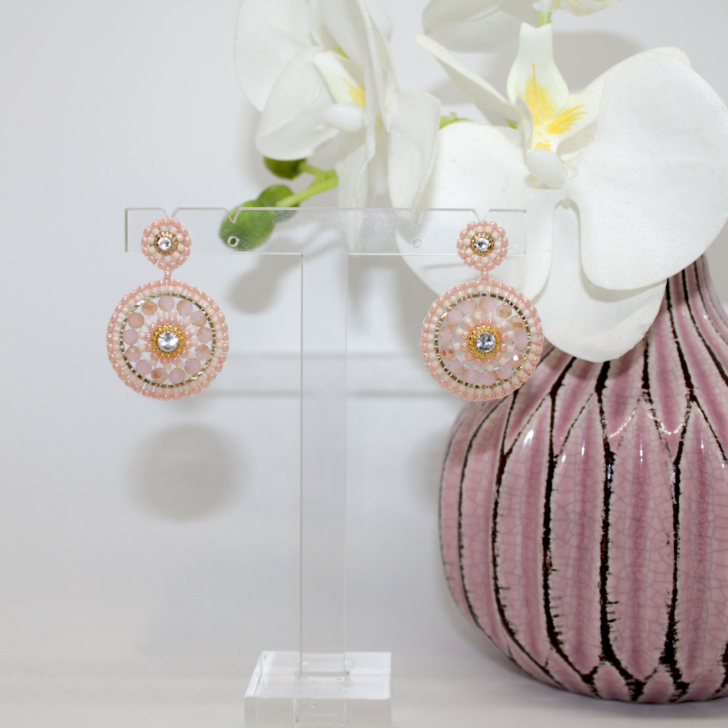 Package Peach gold (Ohrringe & Armband)