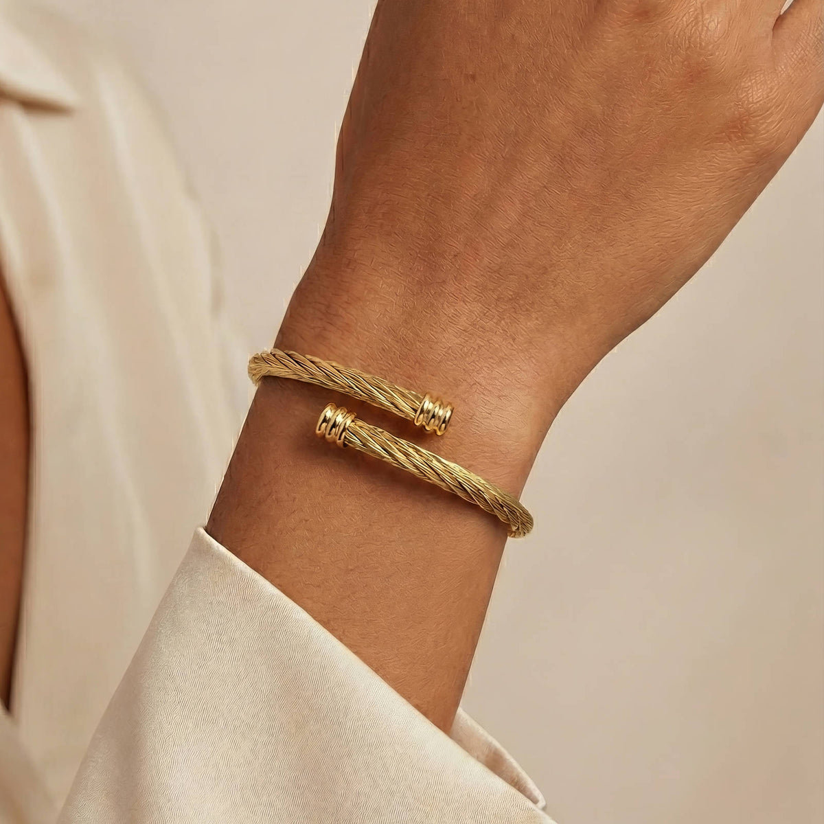 Armreifen Golden Twist