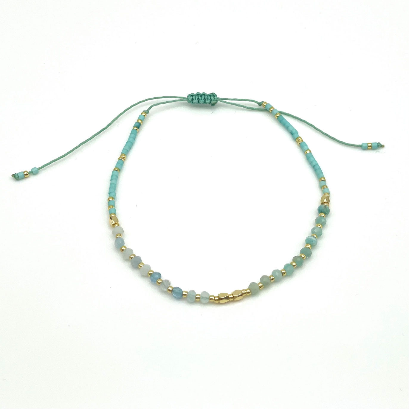 Armband Aquamarin und Amazonit