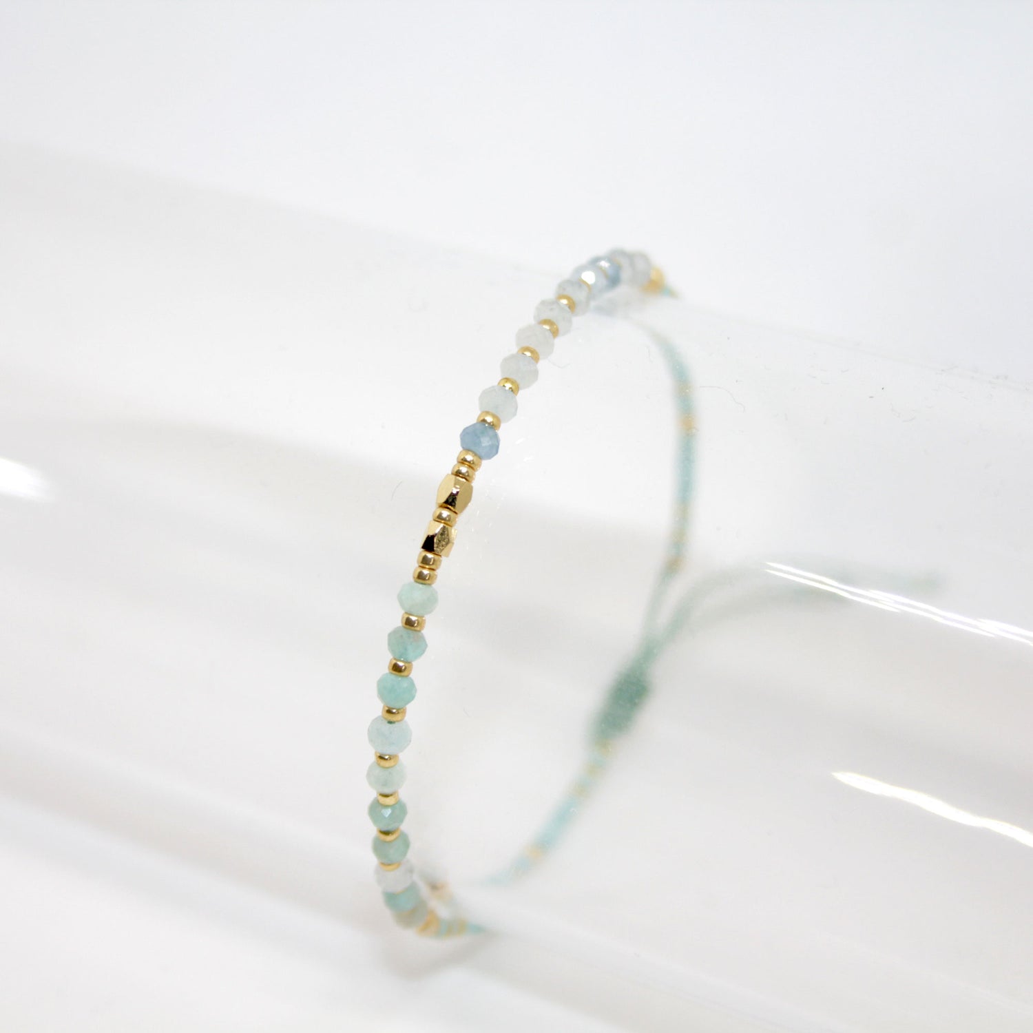 Armband Aquamarin und Amazonit