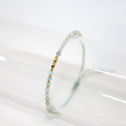 Armband Aquamarin und Amazonit