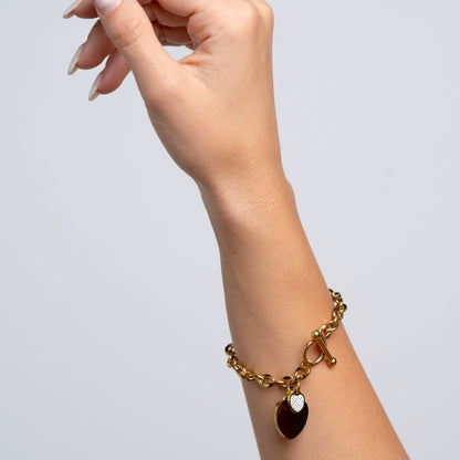 Armband Heart Golden Glam