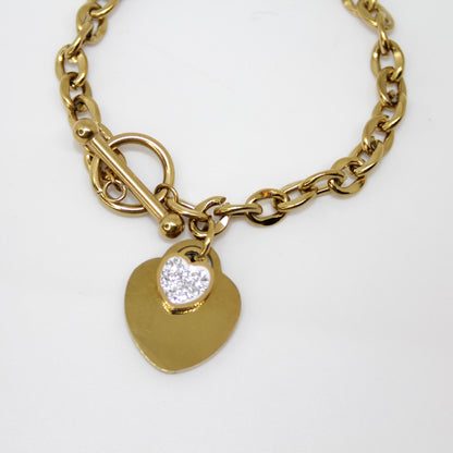 Armband Heart Golden Glam