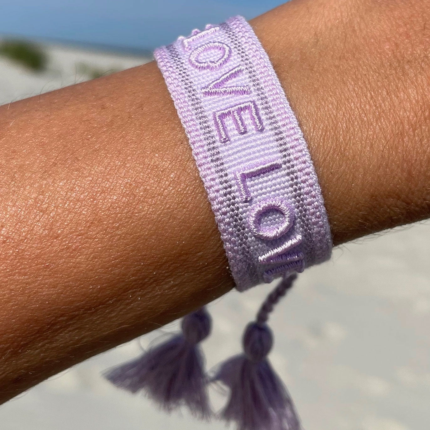 Armband Love Lila
