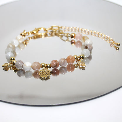 Armband Mondstein