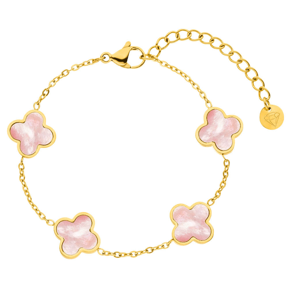 Perlmutt Clover Armband