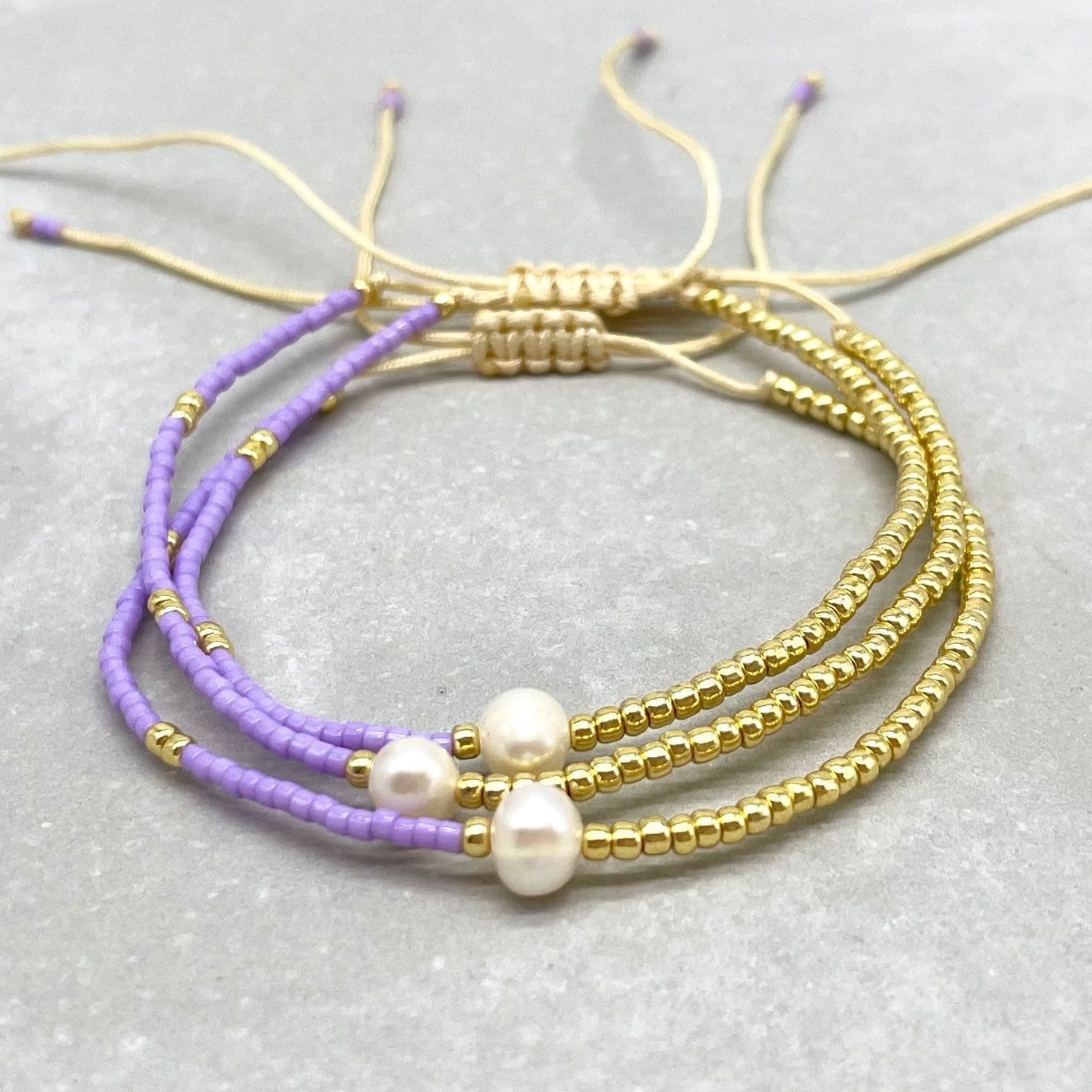 Package lila (Ohrringe &amp; Armband)