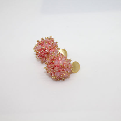 Beerenohrring rosa
