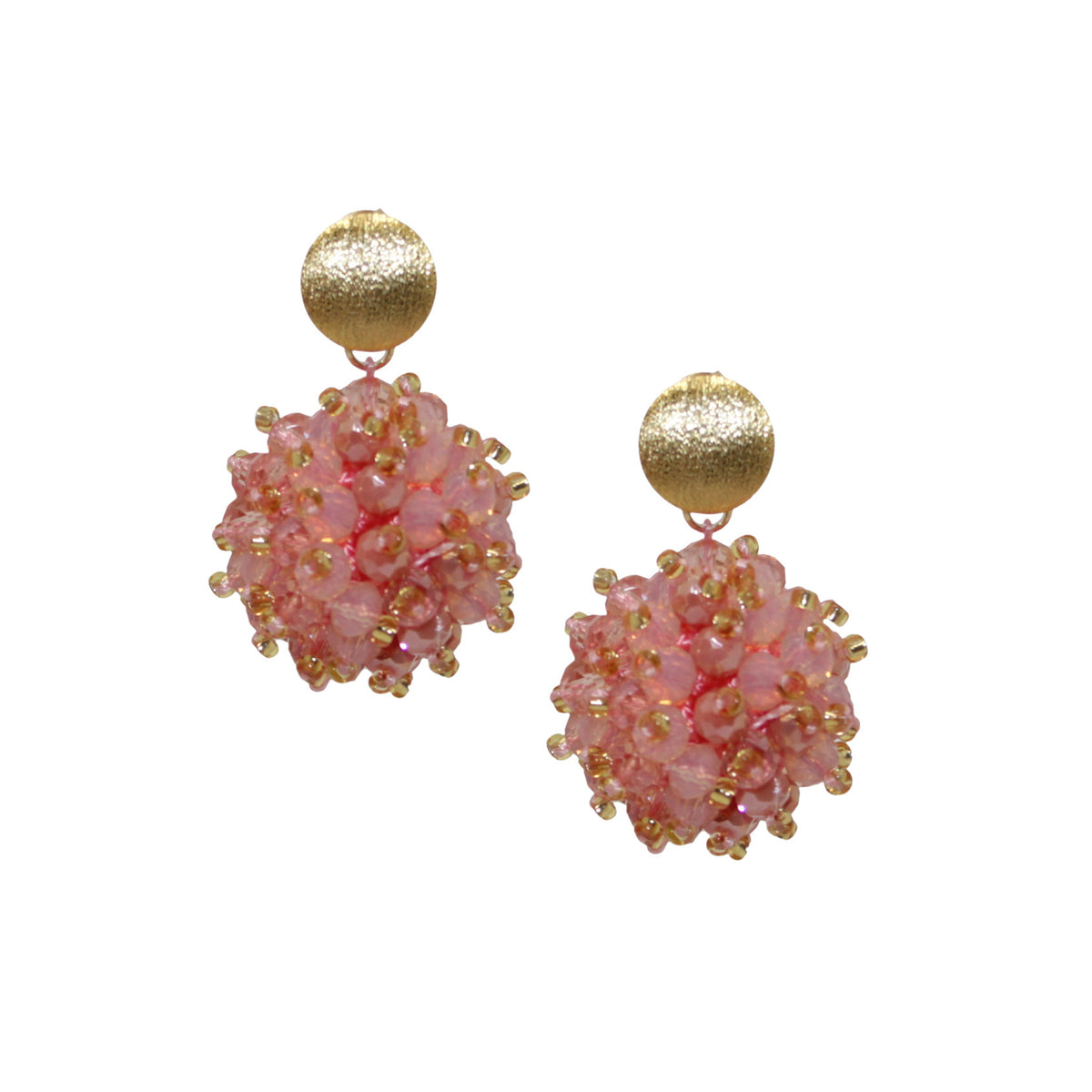 Beerenohrring rosa