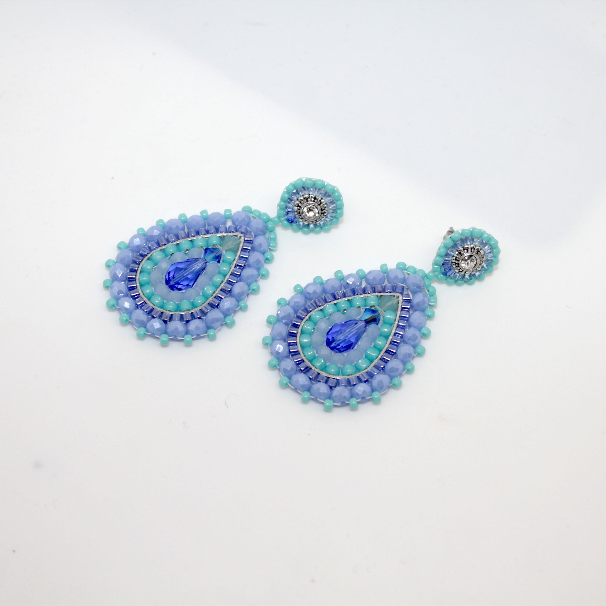 Blue Türkis Drop Ohrring