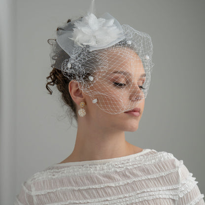 Bridal Ball Süsswasserperle Ohrring handgefertigt in Österreich