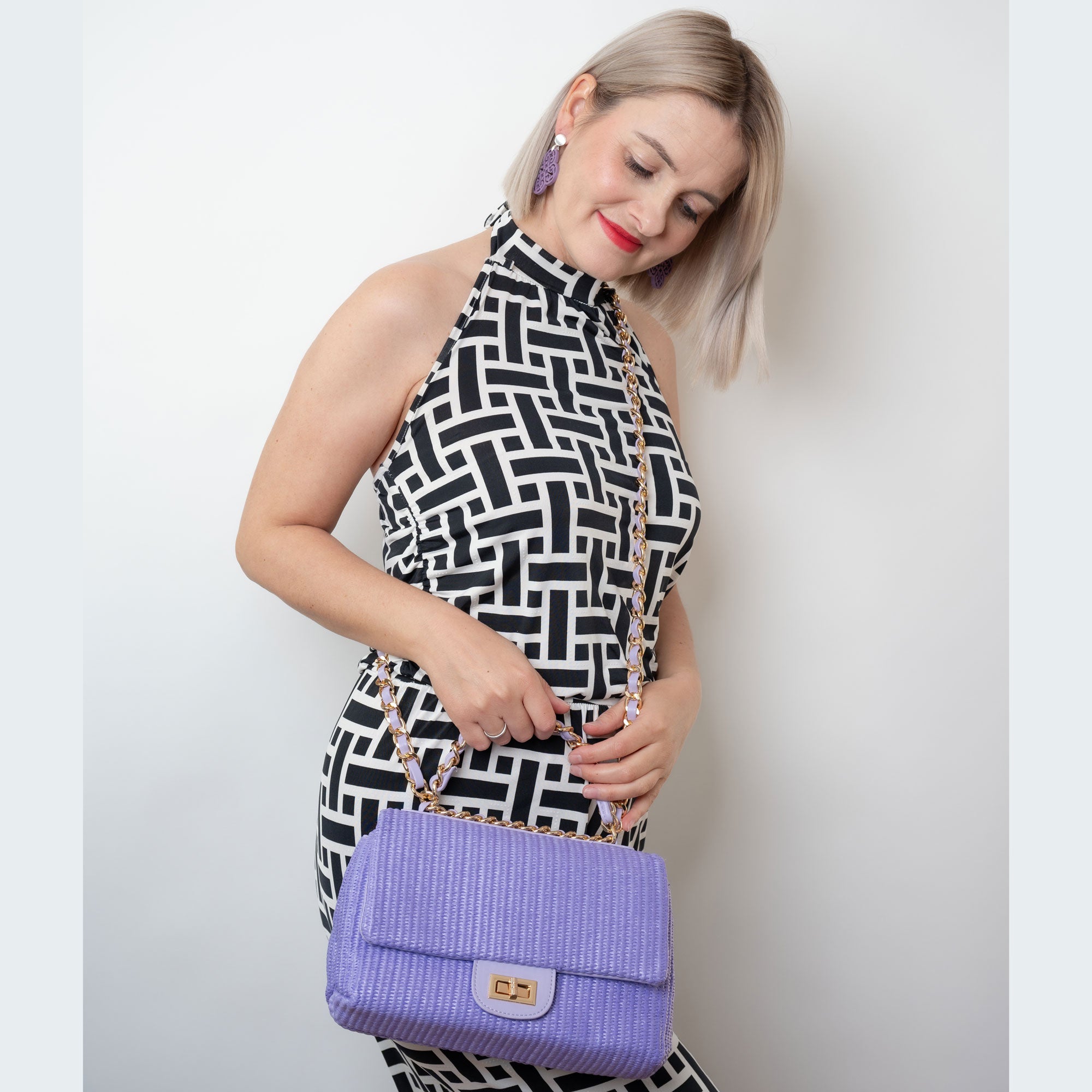City Bag Fernanda Purple