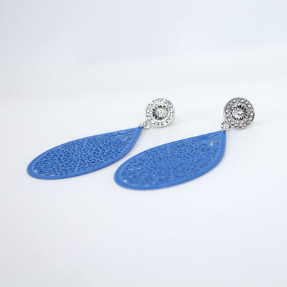 Cora Blau Ohrring