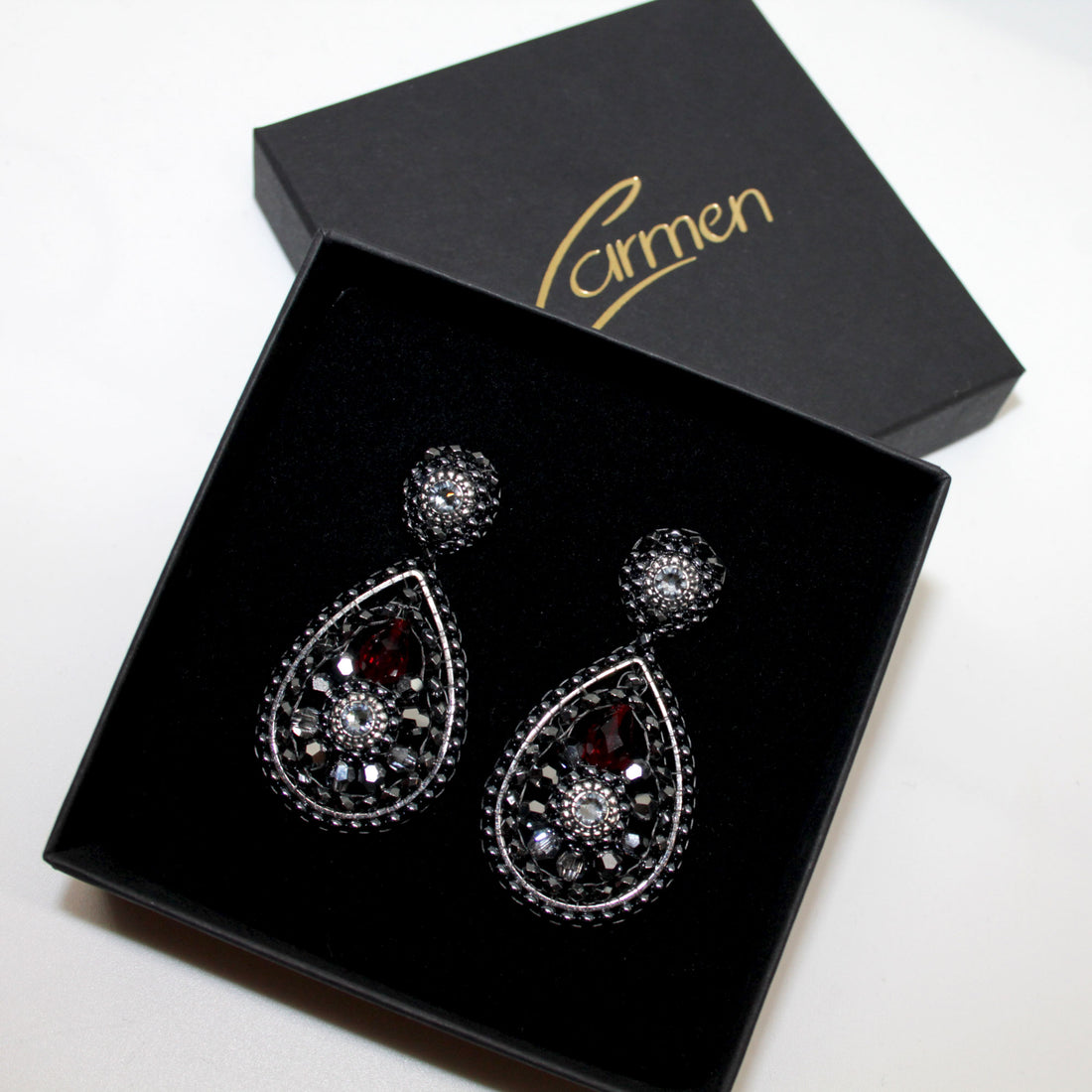 Glam night drop Ohrring