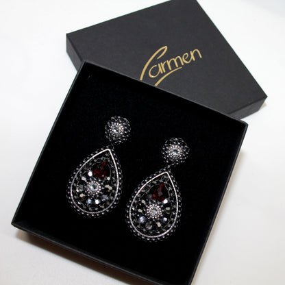 Glam night drop Ohrring