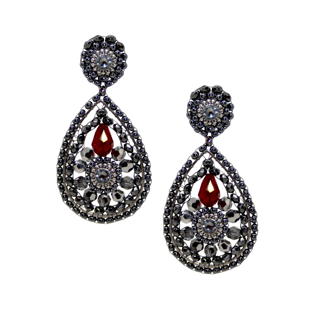Glam night drop Ohrring