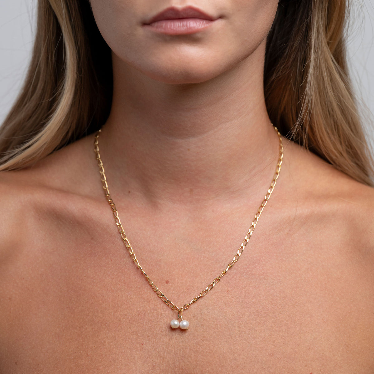Halskette Double Pearl