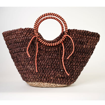 Basket Beach Bag Emma Mocca