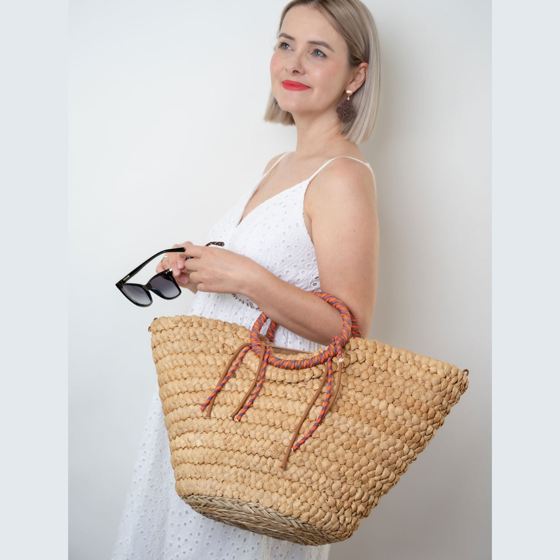 Basket Beach Bag Emma Natur