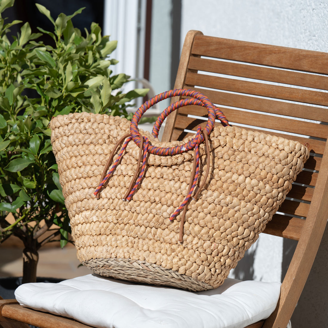 Basket Beach Bag Emma Natur