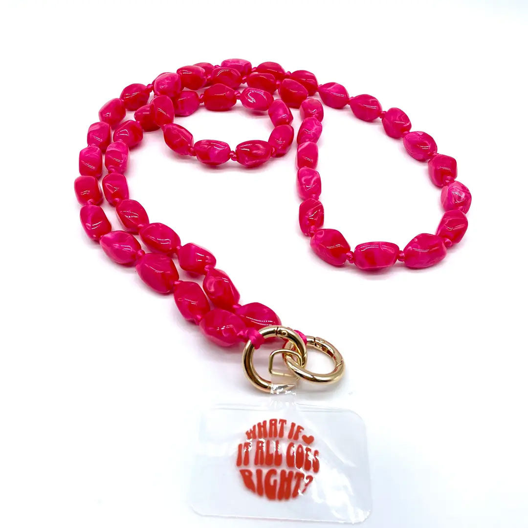 Handykette pink lang