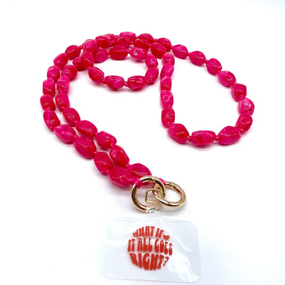 Handykette pink lang