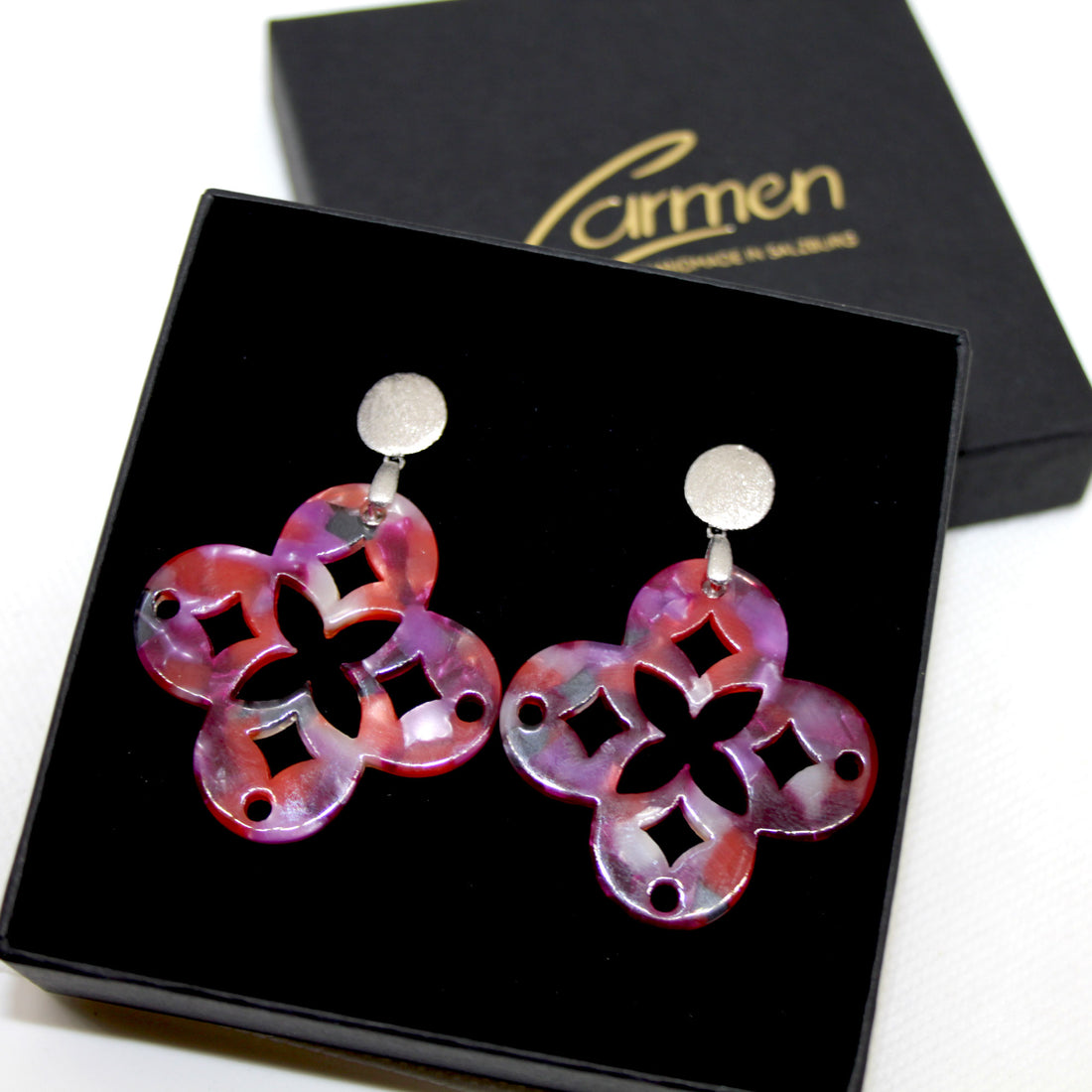 Kate Multicolor Pink Ohrring