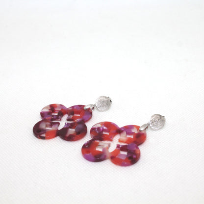 Kate Multicolor Pink Ohrring