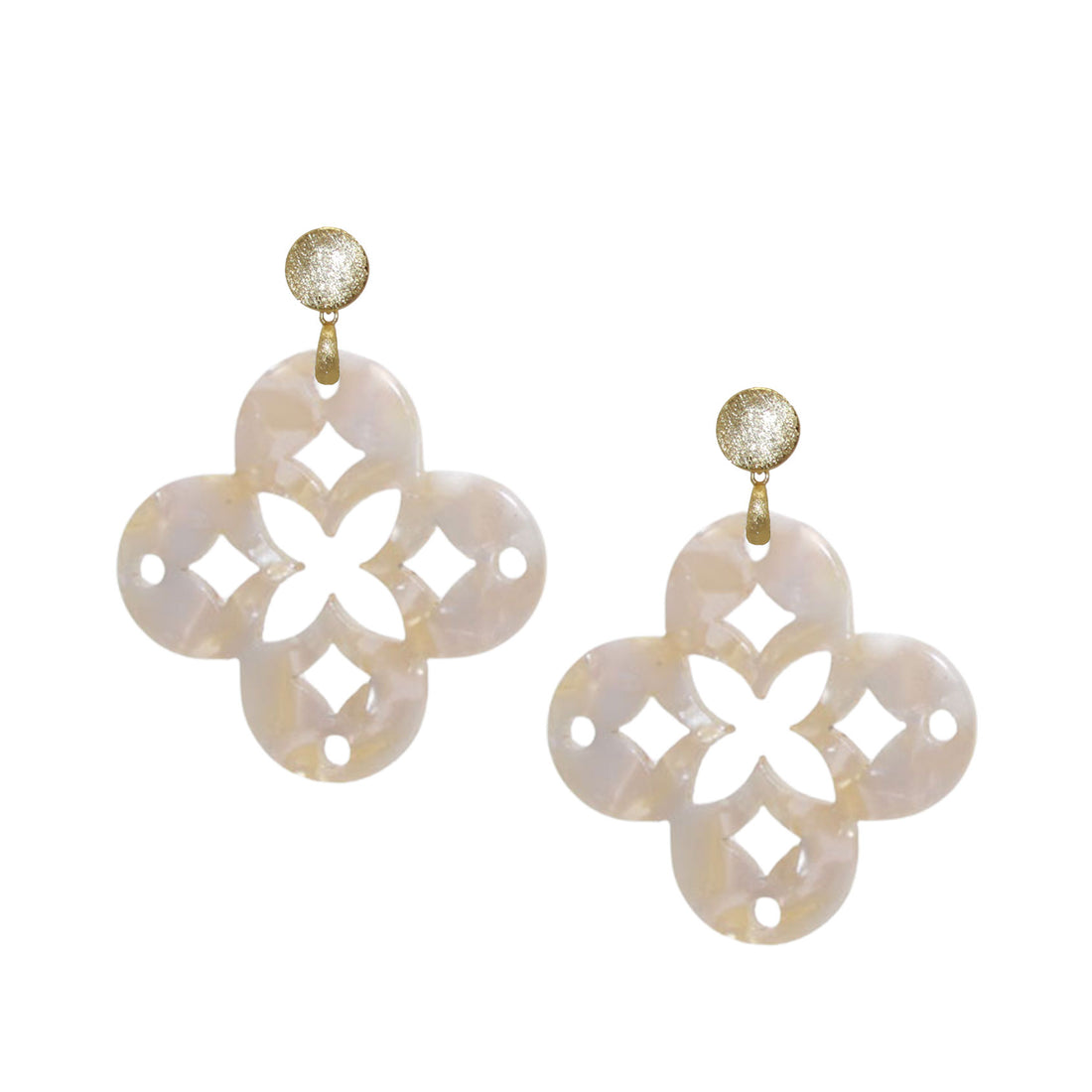 Kate Pearl White Ohrring